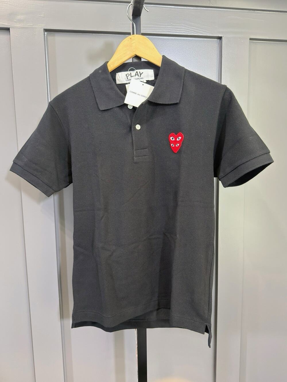 NWT Comme des Garçons Play Cotton Polo Shirt, $197 MSRP